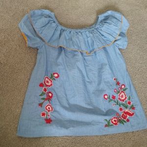 Off the shoulder blouse